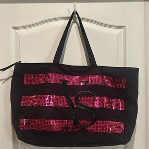 Victoria’s Secret Sequin Stripe Tote